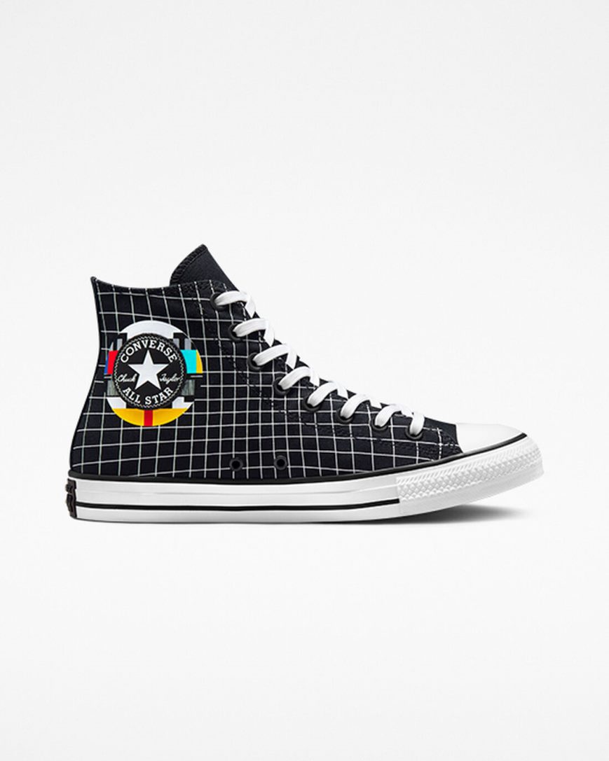 Tenisky Vysoke Converse Chuck Taylor All Star Color Grid Panske Biele Viacfarebný Hnede | SK GQMXH3